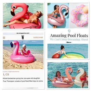 🔥ASO ON THE KARDASHIAN’S CELEB ROSE LARGE GOLD GLAMINGO FLOAT!🦩⚡️☀️